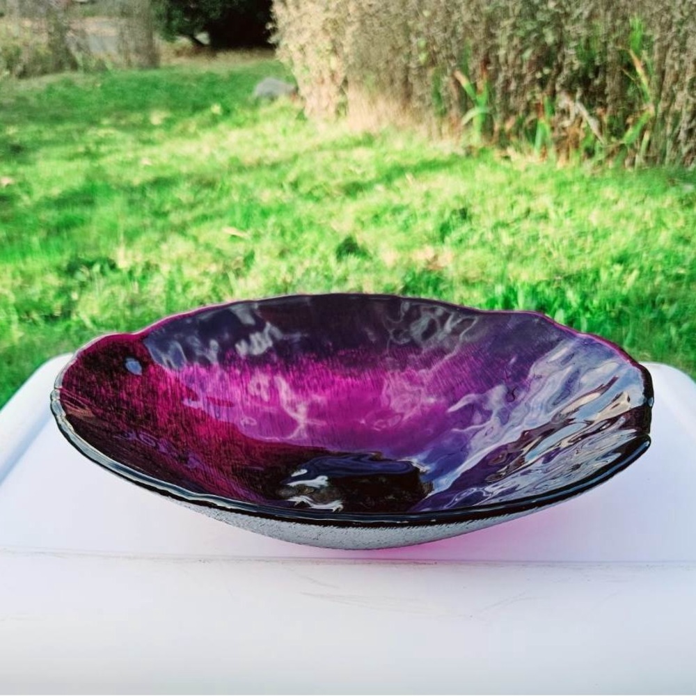Stunning Italian Art Glass Centerpiece Bowl